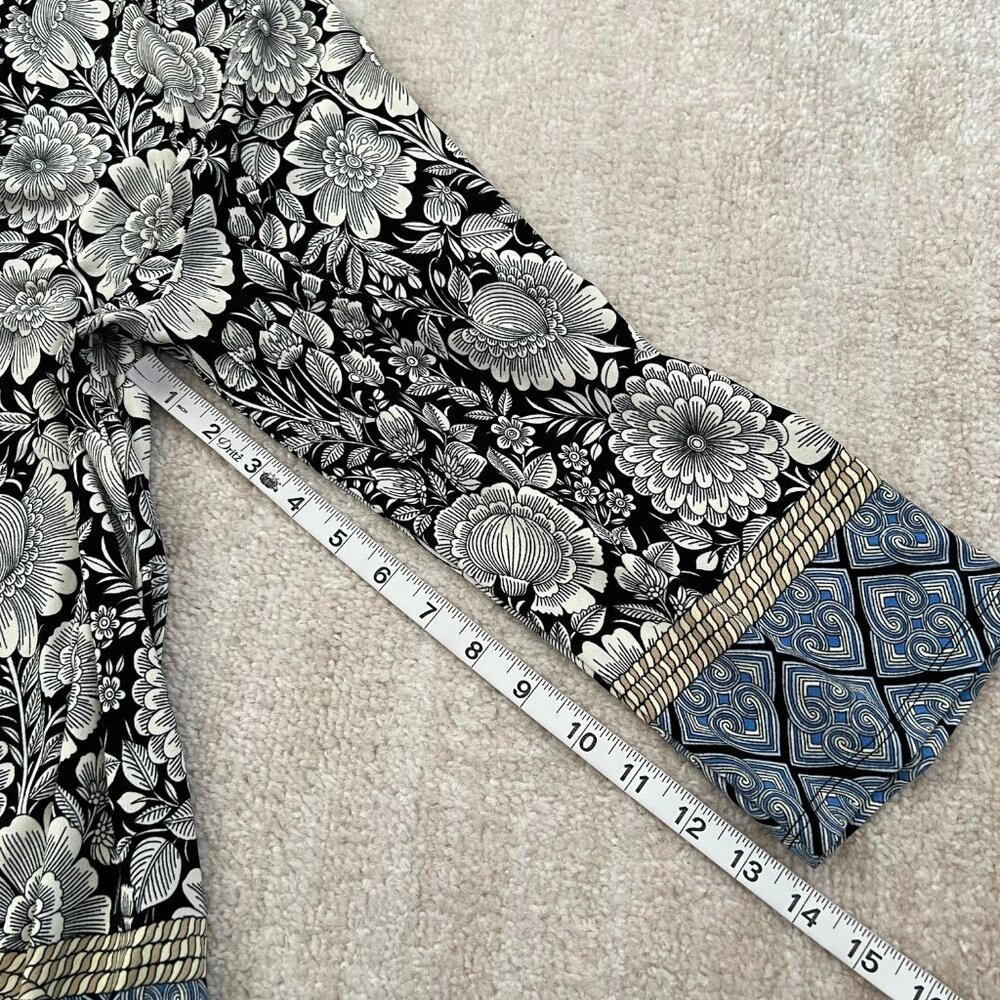 ๐ 4/$20 Rafaella Summer Floral Stretch Tunic Blouse Top L - Picture 7 of 8